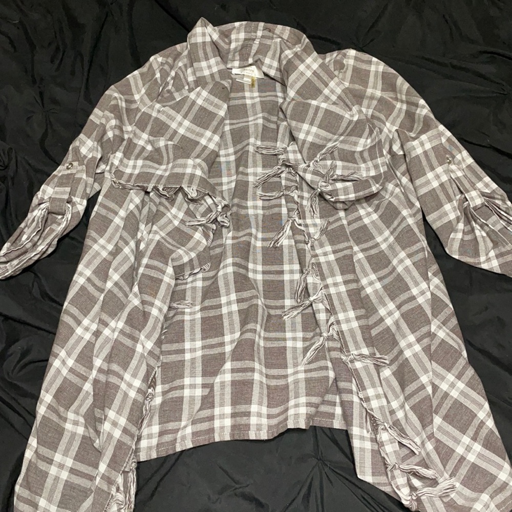 Plaid tunic